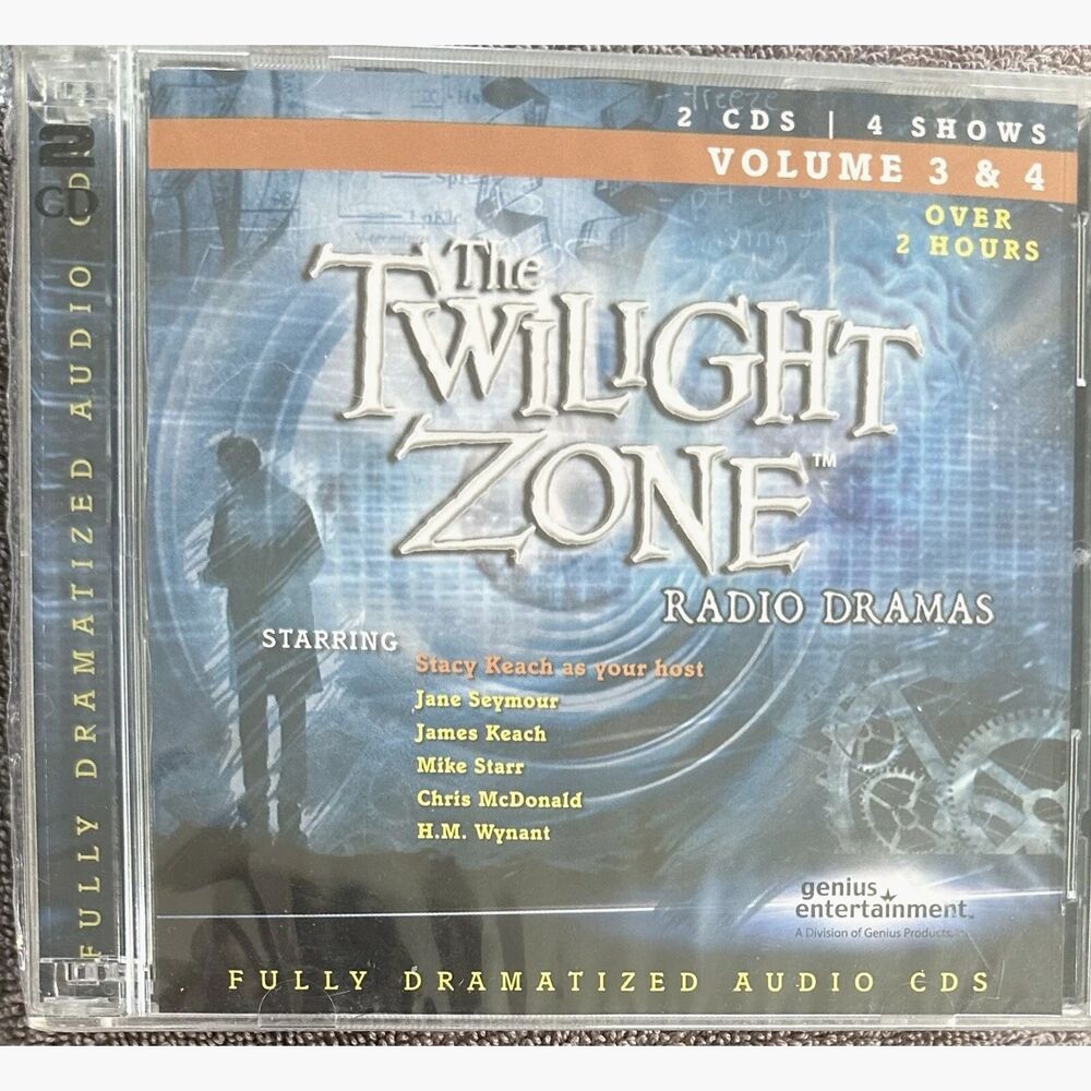 The Twilight Zone . Radio Dramas . Volumes 3 & 4 . Sealed . {2} Disc Collection